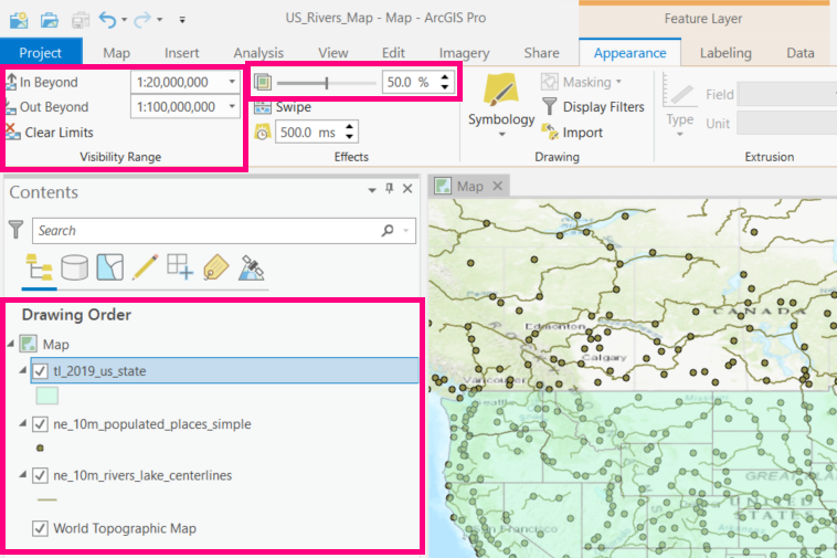 Symbolize Map Layers The Flexible Gis Workbook For Arcgis Pro