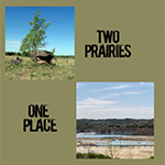 Two Prairies, One Place book cover.