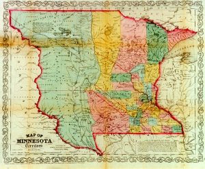 Map of the Minnesota Territory