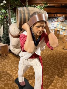 voyageur manikin at the Grand Portage National Monument