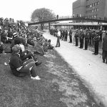 University of Minnesota student protest against United States’ war in Vietnam. Star and Tribune Company, May 1972.