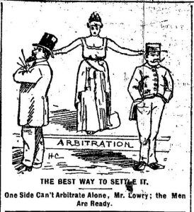 "The Best Way To Settle It." Minneapolis Journal, April 12, 1889.