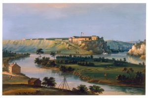 John Casper Wild, Fort Snelling, 1844. | Courtesy Minnesota Historical Society