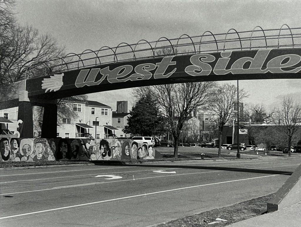 Overpass on Robert Street on the west side of Saint Paul