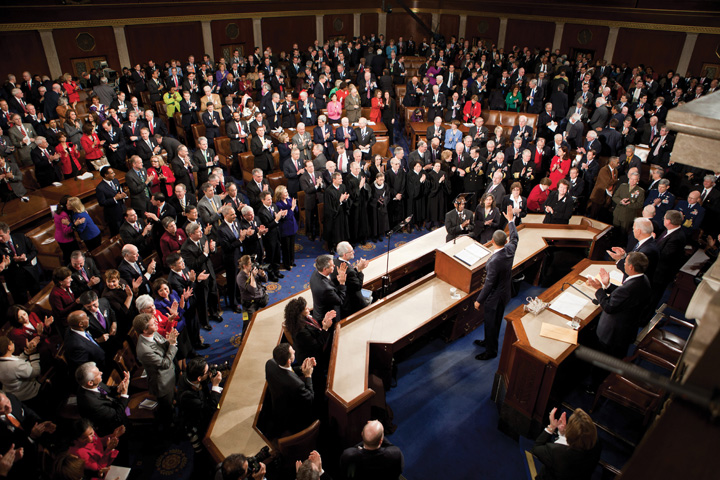 A standing ovation after Obama's state of the union