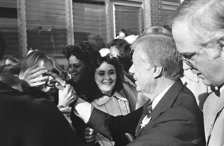 Jimmy Carter Campaigning in the 1980 Presidential Campaign
