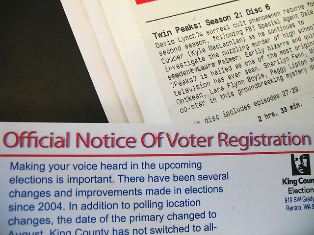 Notice of Voter Registration image