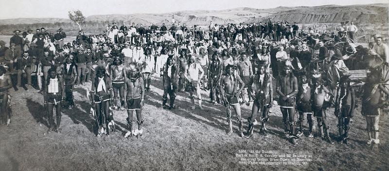 Big Foot's Band of Big Foot’s band of Minneconjou Lakota in August 1890.