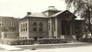 Exterior of Original Marshall Public Library