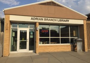 Exterior of the Adrian Branch Library