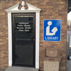 Exterior of the Lamberton Public Library