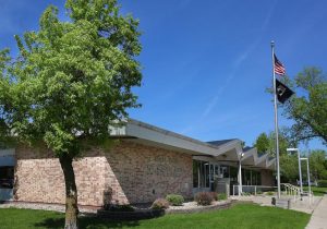 Exterior of the Nobles County Library