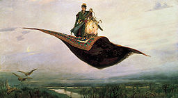 The Flying Carpet, Viktor Vasnetsov [Public domain], via Wikimedia Commons