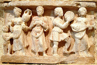 Hellenistic banquet scene