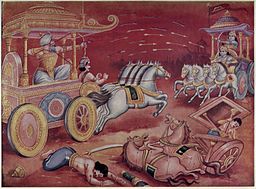 fight between Bhisma and Arjuna