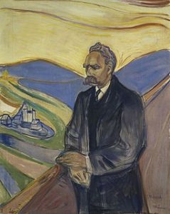 Portrait of Friedrich Nietzsche by Edvard Munch
