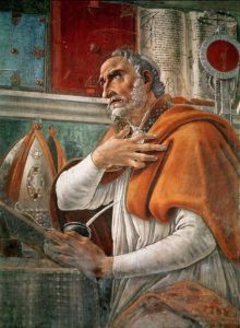 Saint Augustine Portrait Sandro Botticelli [Public domain or Public domain], via Wikimedia Commons