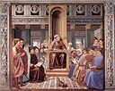 St Augustine Teaching in Rome By GOZZOLI, Benozzo [Public domain], via Wikimedia Commons