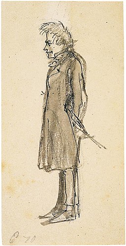 drawing of Kierkegaard by Wilhelm Marstrand [Public domain], via Wikimedia Commons