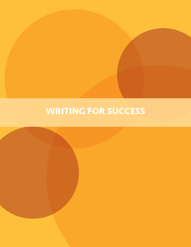 Cover image for Writing for Success