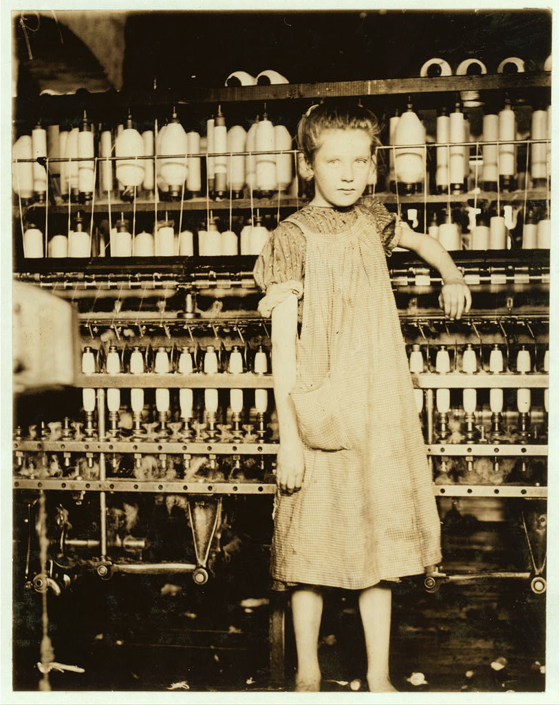 12-year old textile mill worker