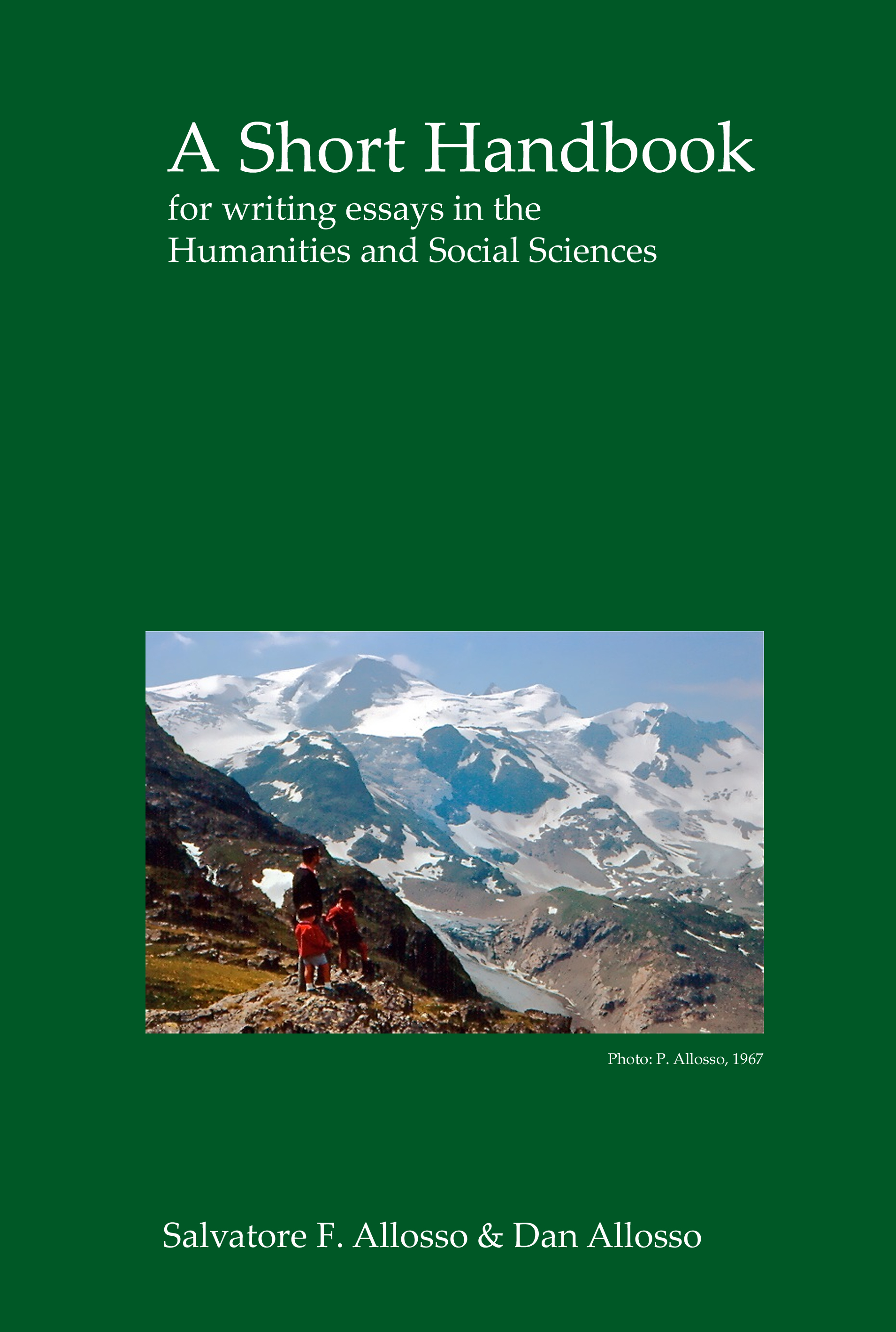 Cover image for A Short Handbook for writing essays in the Humanities and Social Sciences