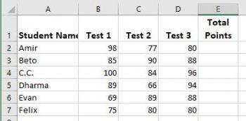 Excel Chapter 1 – Business Computers 365