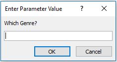 Parameter query prompt