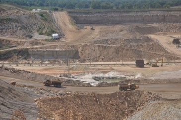 Sandstone Mining Pit