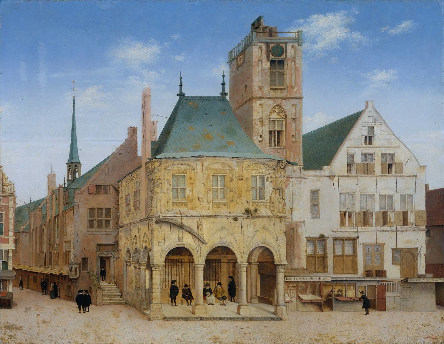 The old Town Hall where the Bank of Amsterdam was founded in 1609