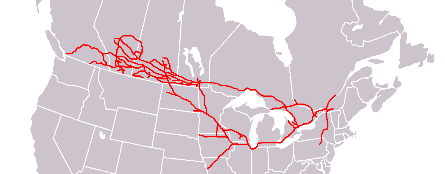 Canadian-Pacific Rail Map