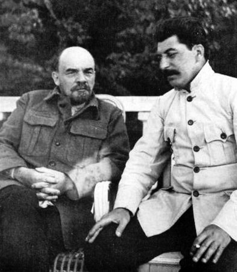 Stalin and Lenin