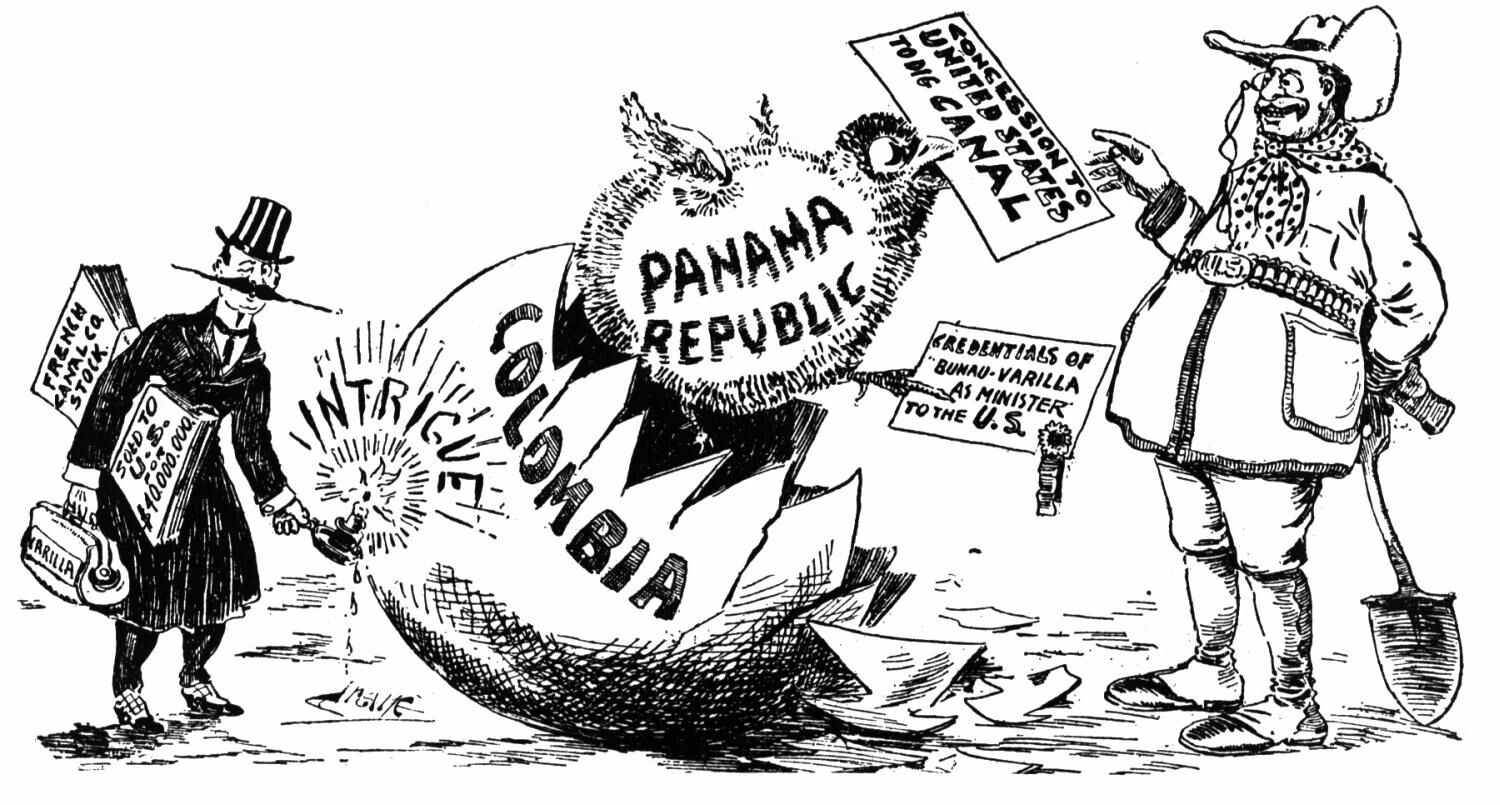Panama Canal Cartoon