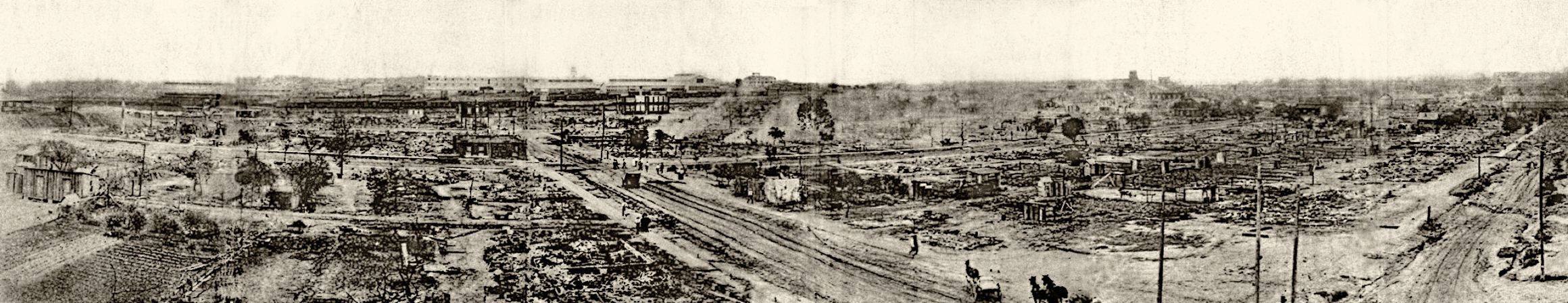 panorama of Greenwood destruction