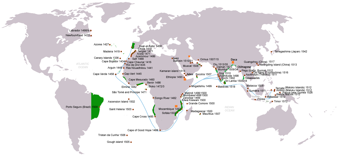 Portuguese discoveries and explorations