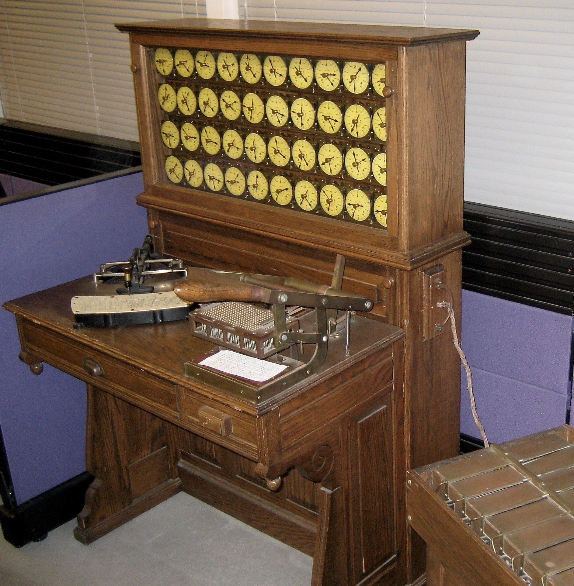 Hollerith tabulating machine