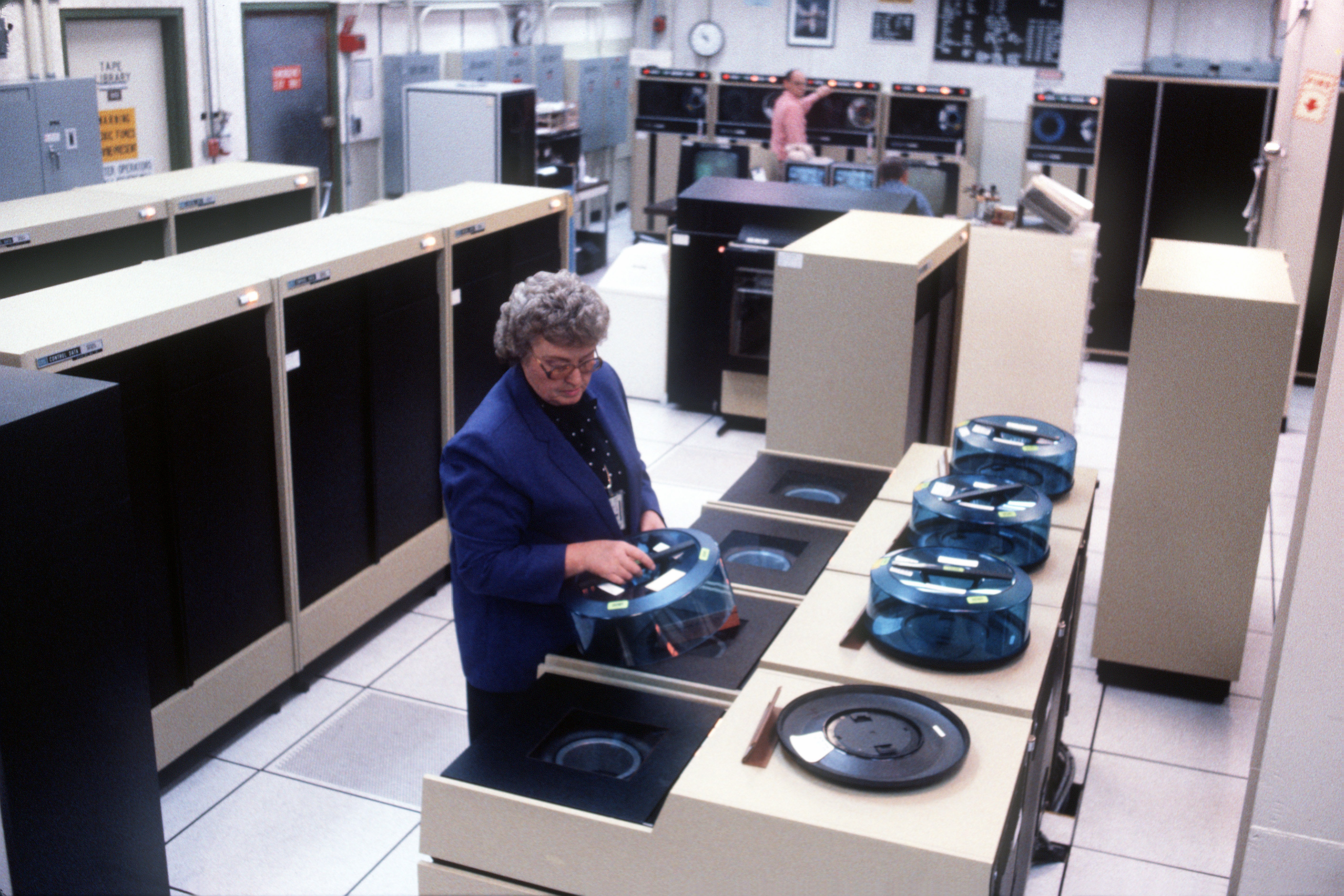 CDC Cyber computer room