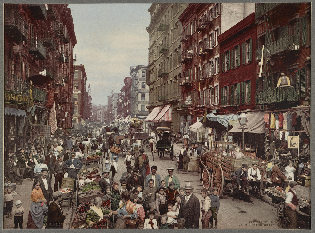 Mulberry Street, New York, ca. 1900