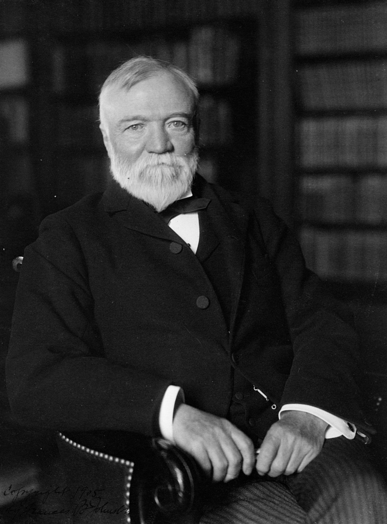 Andrew Carnegie, 1905