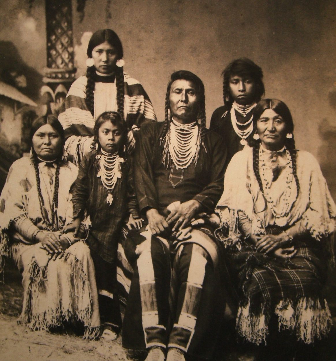 Chief Joseph and family, c. 1880