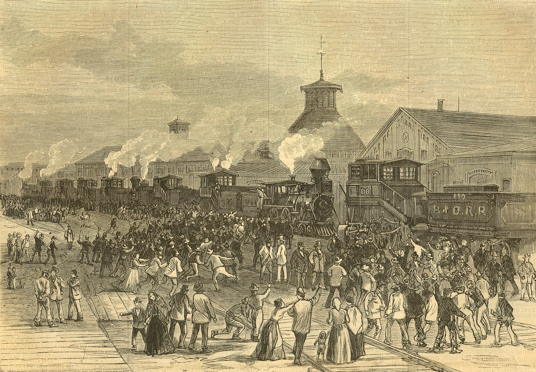 Blockade of Engines at Martinsburg