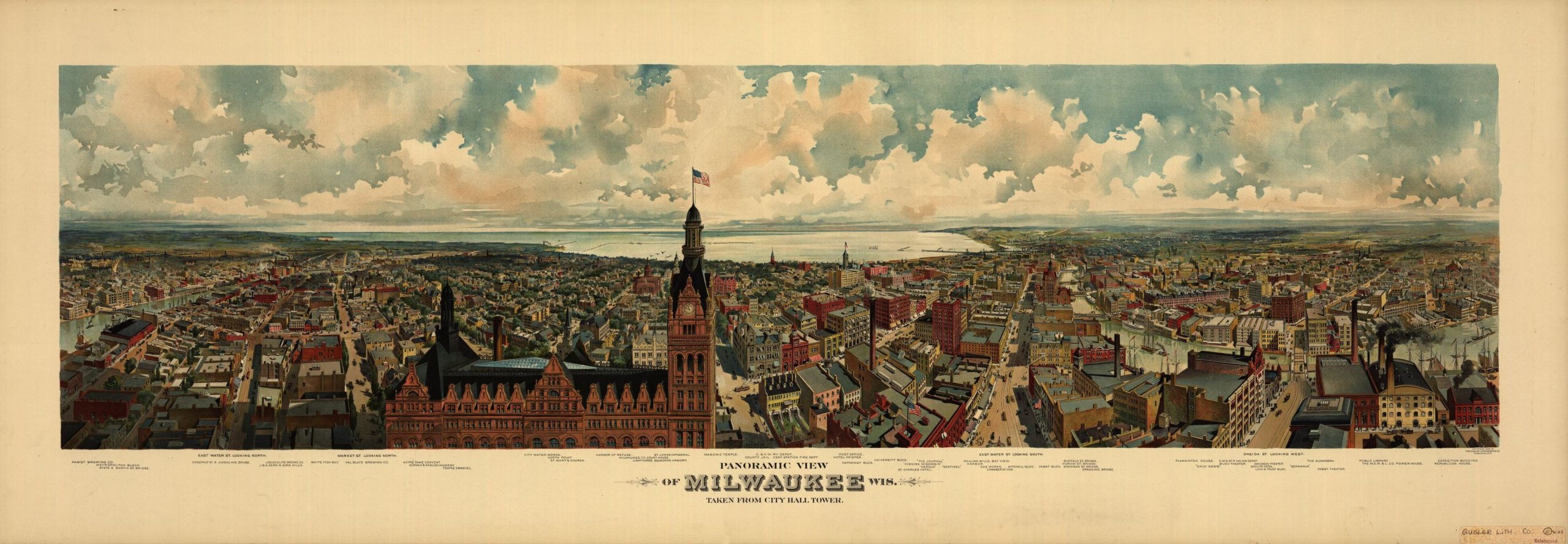 Panorama of Milwaukee, 1898