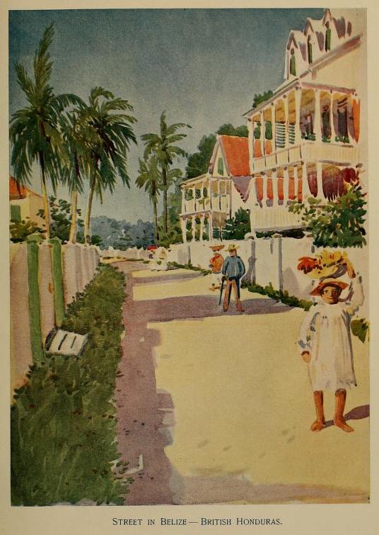 Illustration from a United Fruit Company booklet promoting Caribbean tourism.