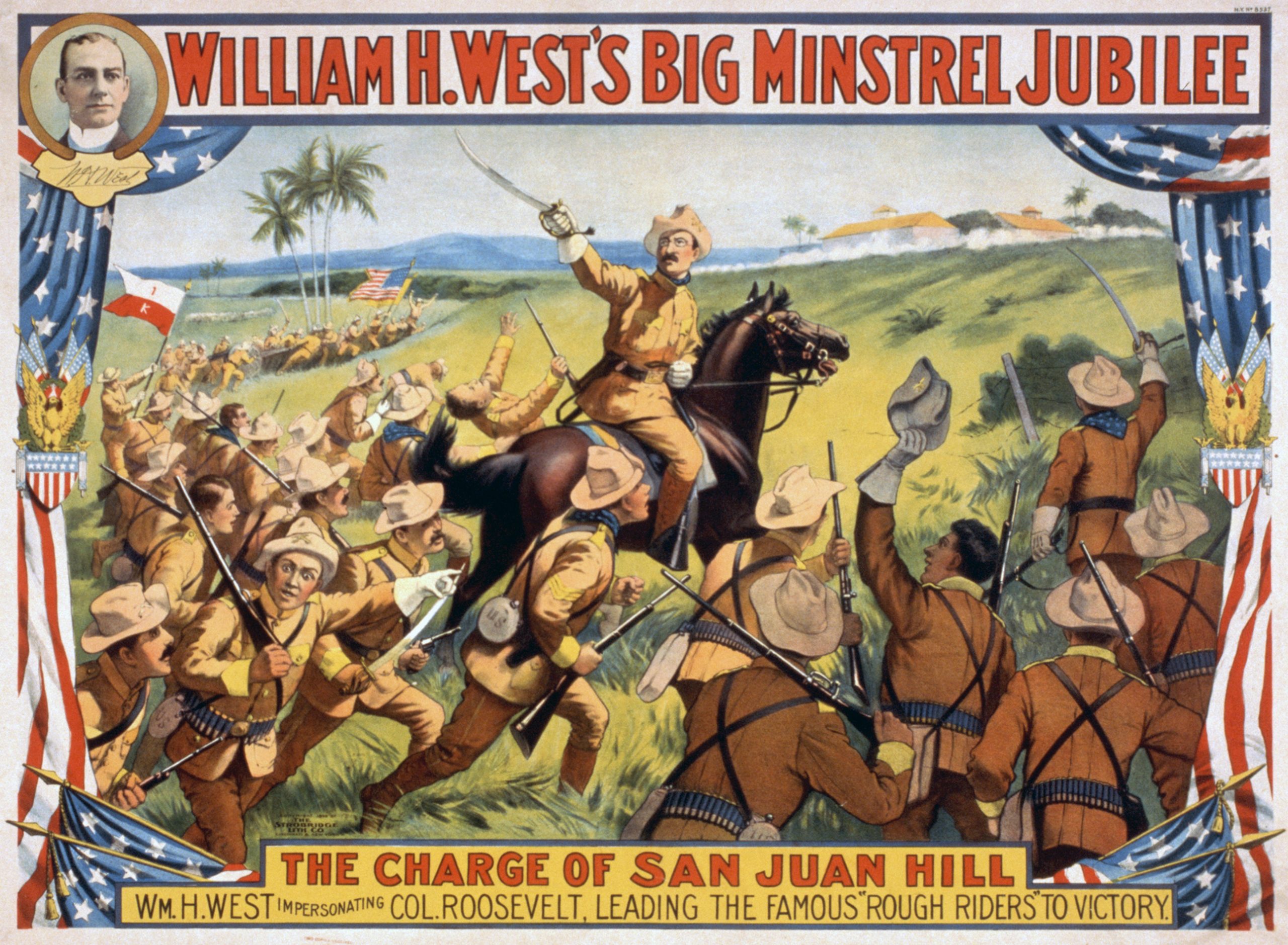 Roosevelt's charge up San Juan Hill