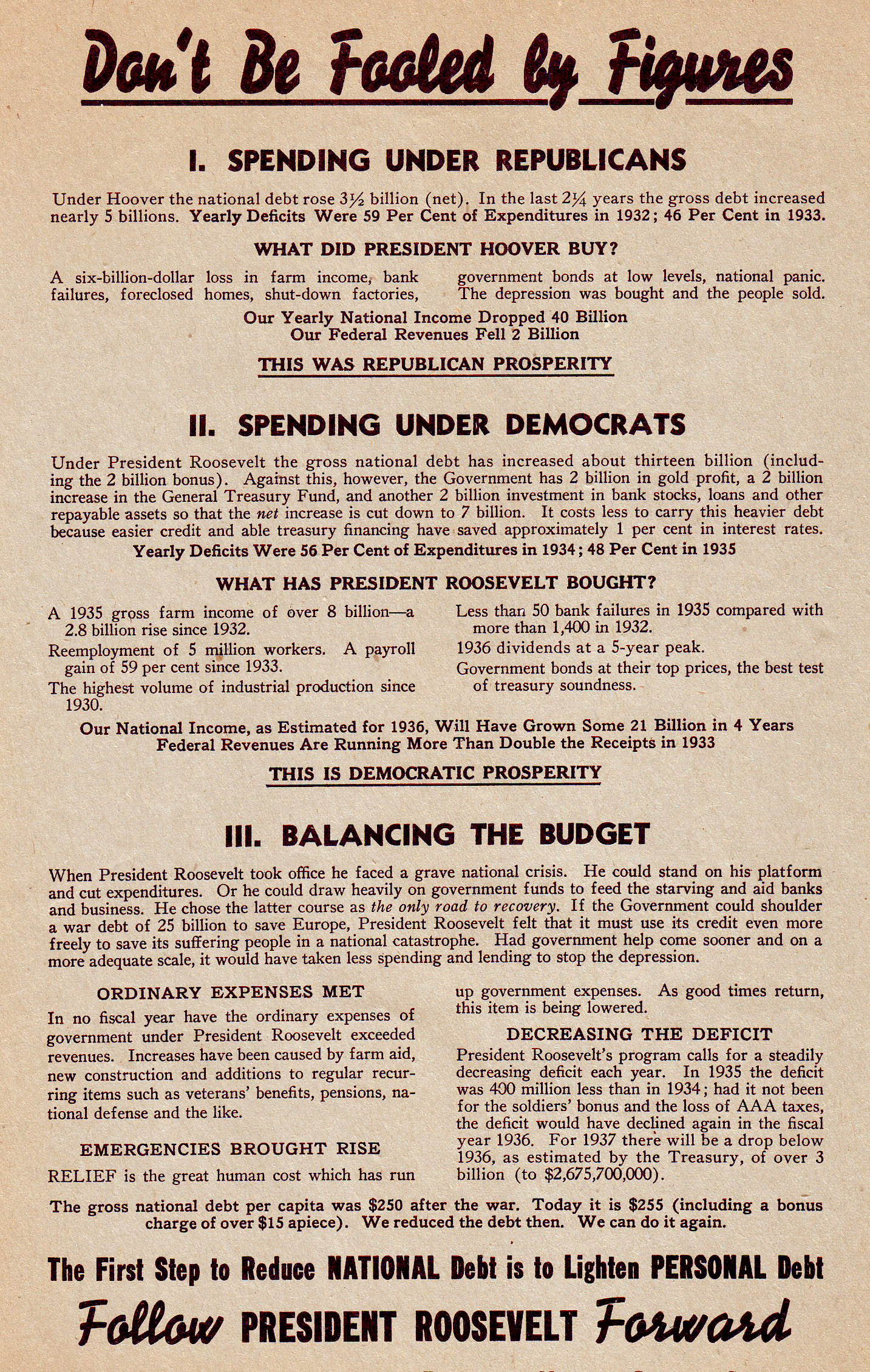 1936 campaign poster