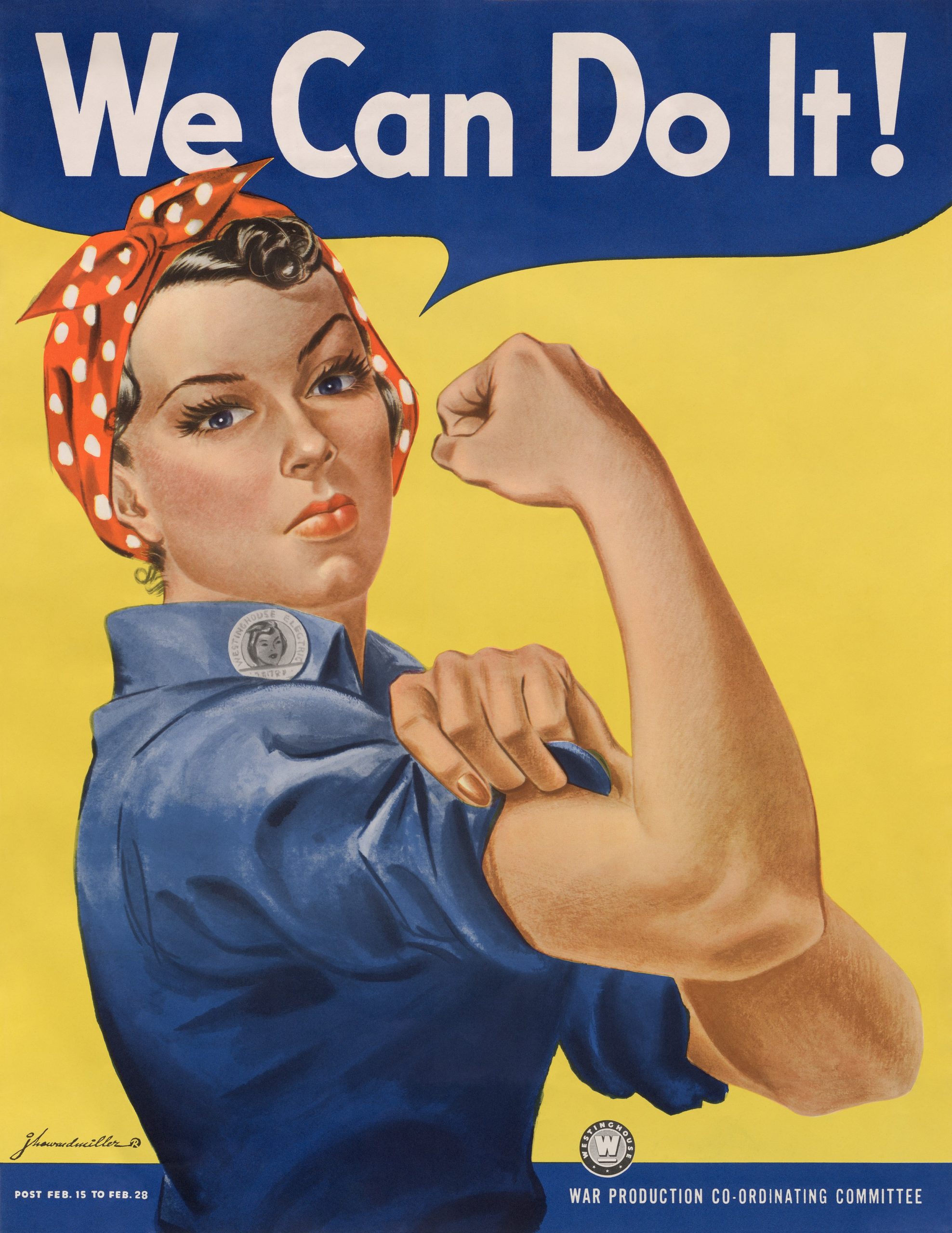 J. Howard Miller's "We Can Do It!" poster from 1943