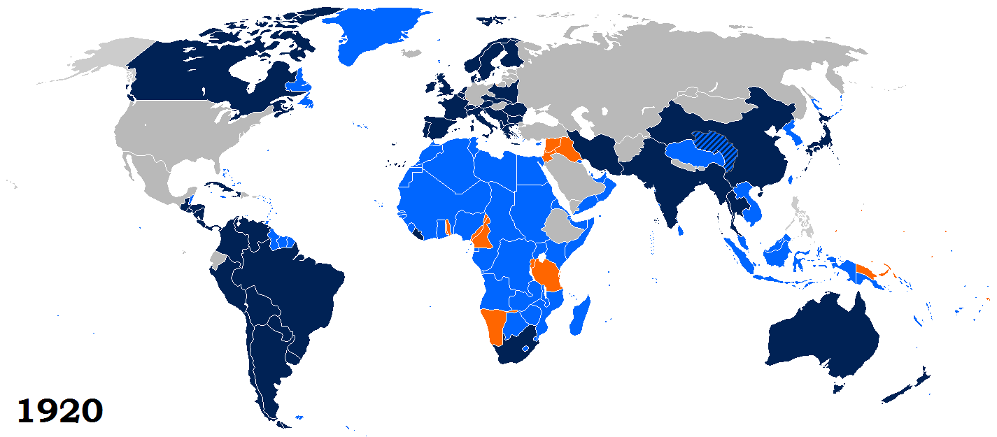 Animated League of Nations map