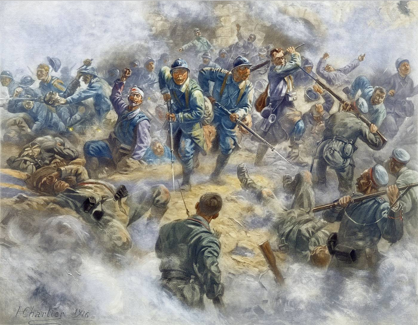 French infantry charge