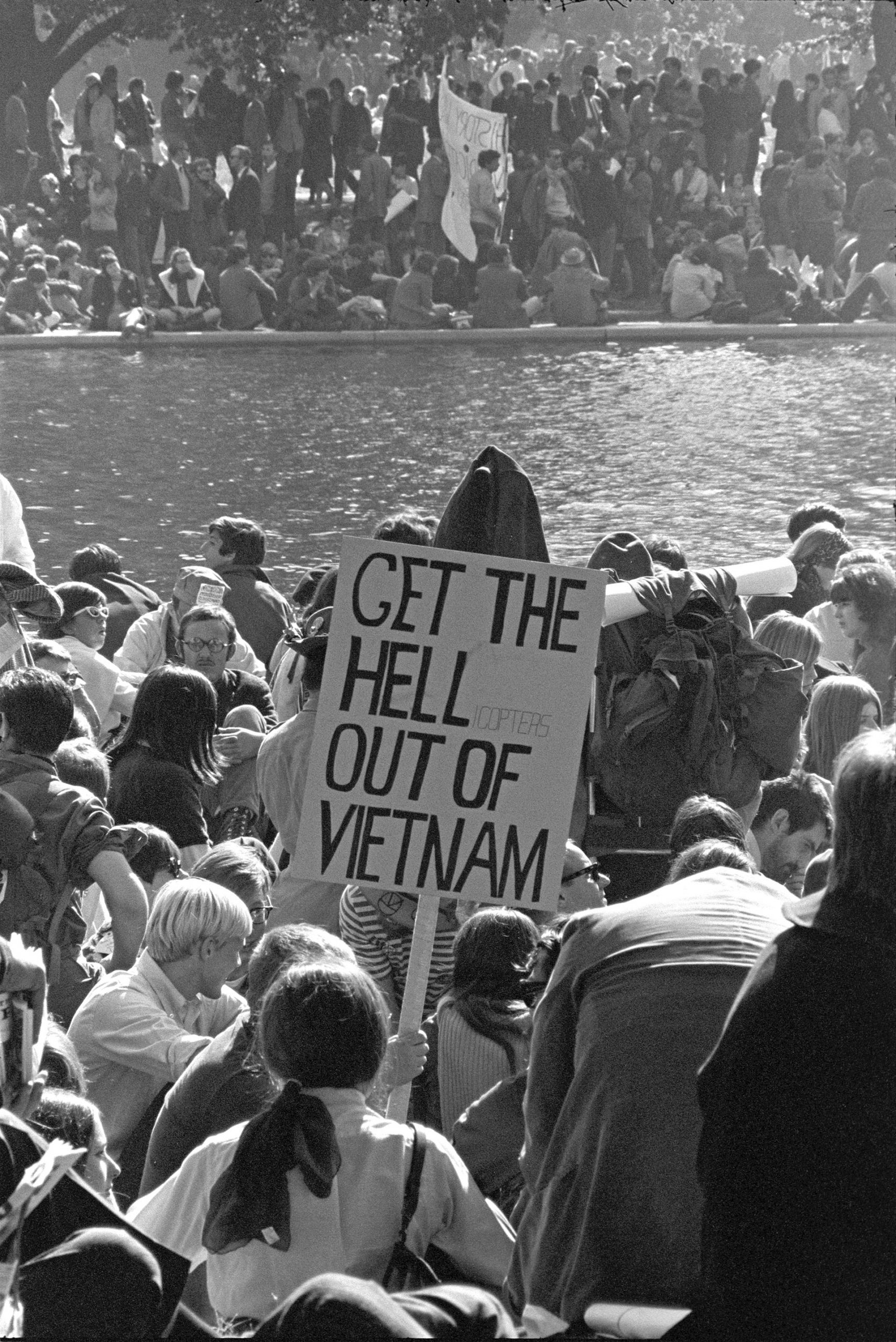 Vietnam War protestors