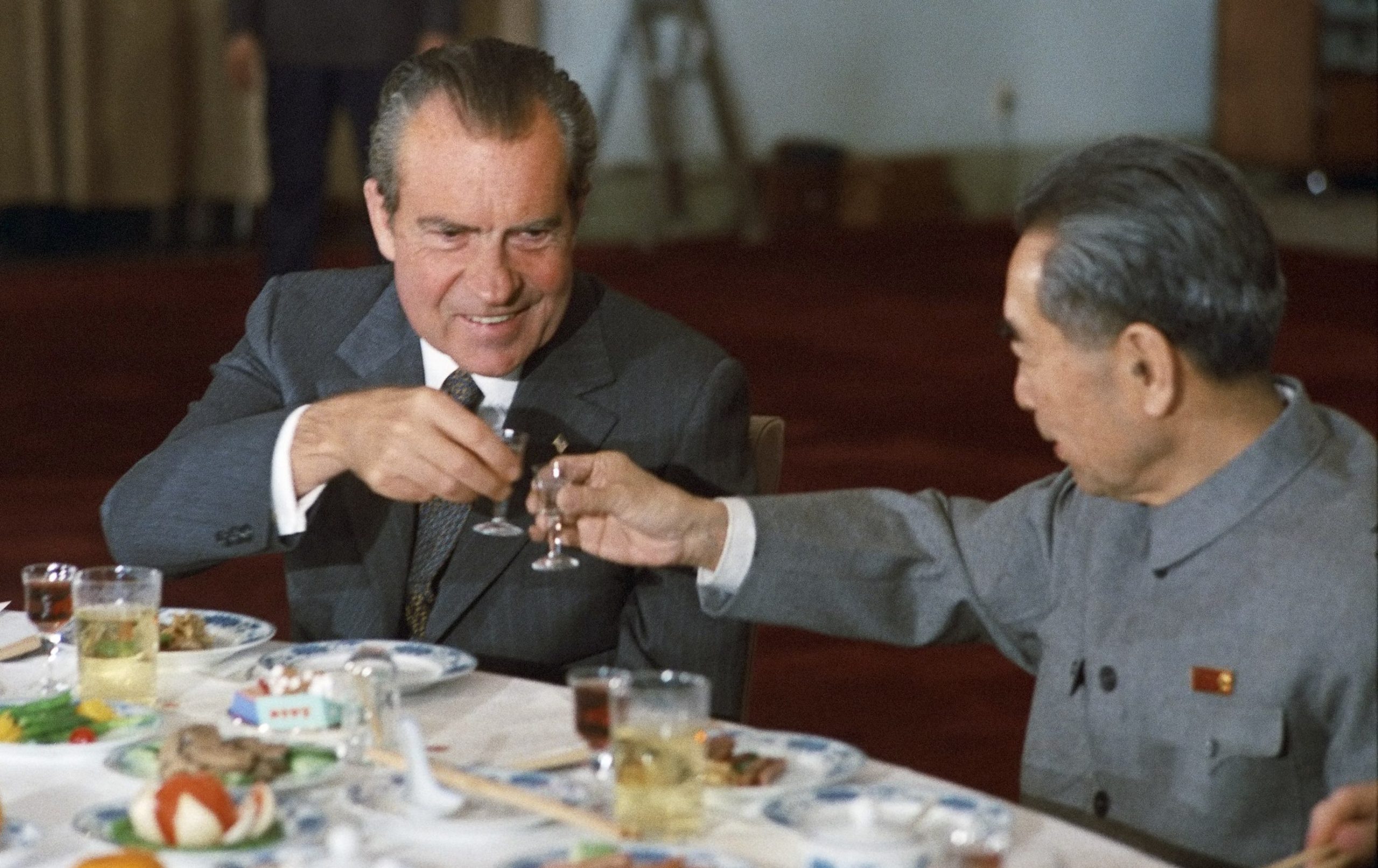 Nixon and Zhou Enlai